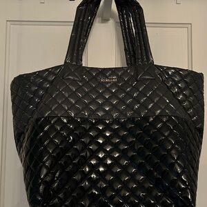 PRICE DROP - MZ Wallace Large Metro Lacquer Tote Magnet and Black